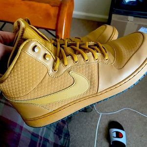 Slightly used Nike Air Force khaki